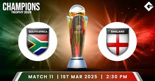 South Africa vs England: ICC Champions Trophy 2025 South Africa vs England: ICC Champions Trophy 2025