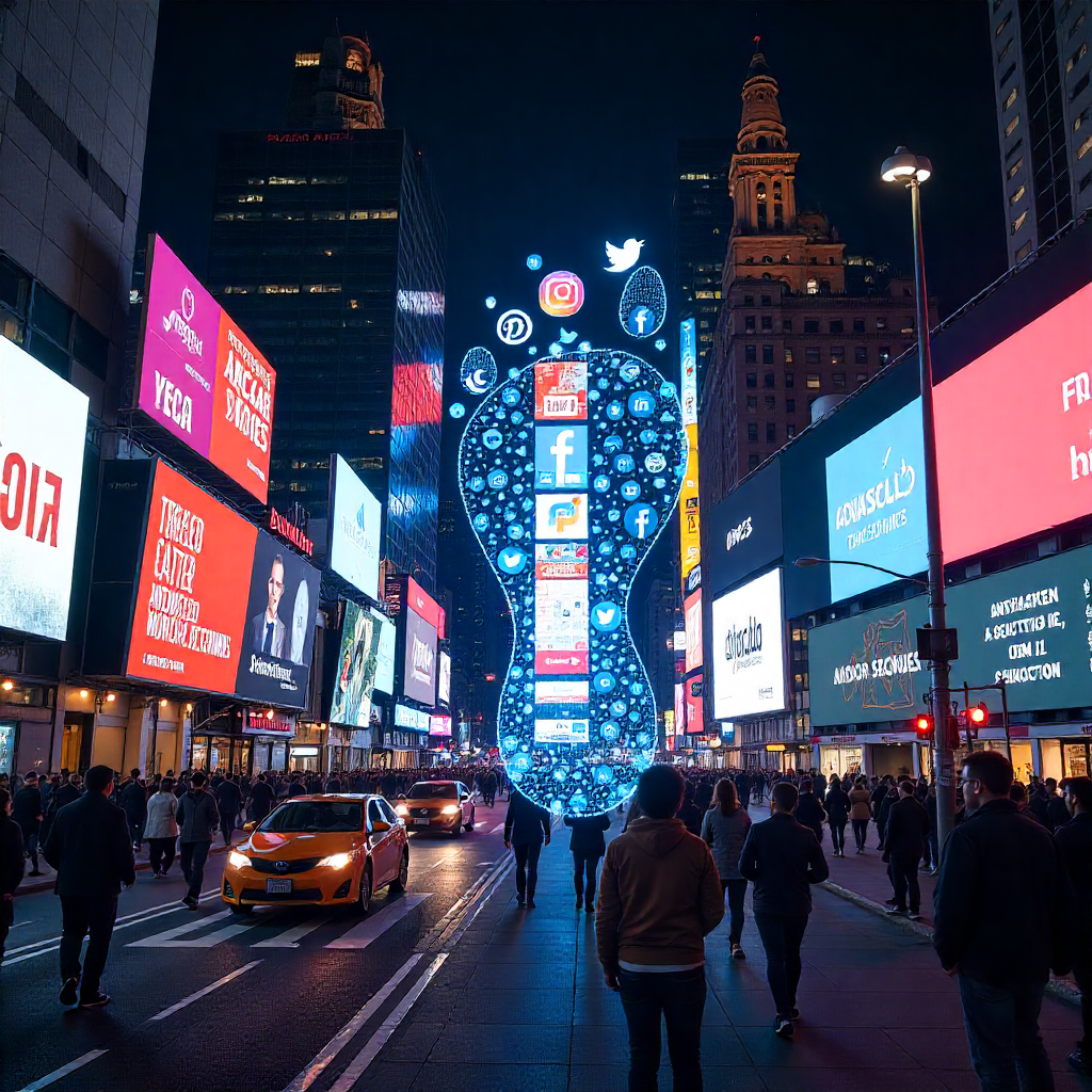 freepik a vibrant chaotic digital footprint constructed fr 60661